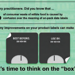 On-pack date labels and storage guidance to support consumers in reducing food waste