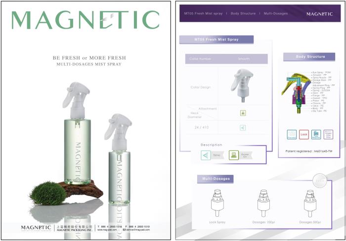 Freshen Up with Magnetics Multi-Dosage Mist Spray Pump