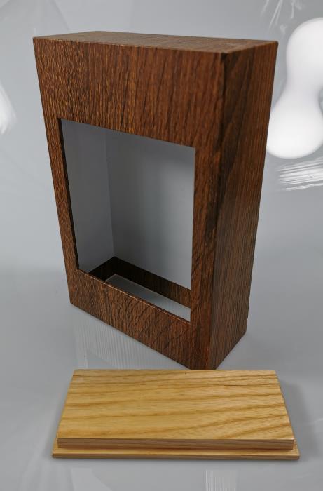 TS1119001 Textured wrapped box with MDF wooden lid