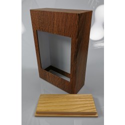 TS1119001 Textured wrapped box with MDF wooden lid