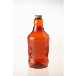 New plastic growler in amber
