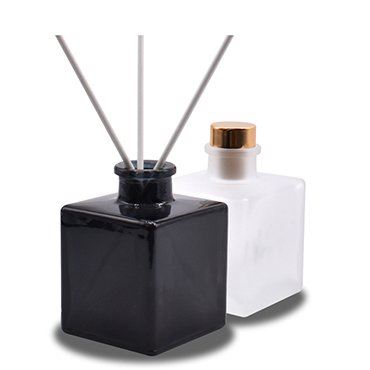 50ml Square Cube Diffuser Bottle with Cork