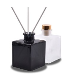 50ml Square Cube Diffuser Bottle with Cork