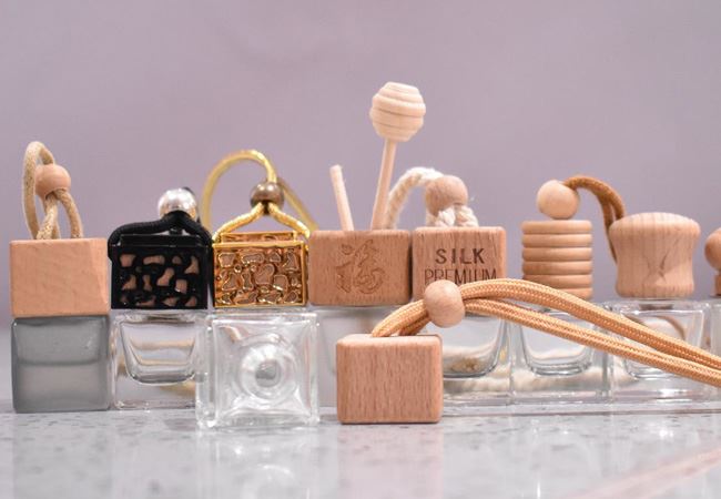 Square Car Diffuser Bottle