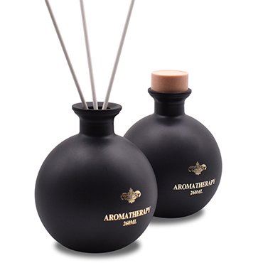 260ml Ball-Shaped Black Diffuser Bottle