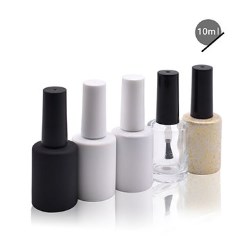 10ml Cylindrical Nail Polish Bottles