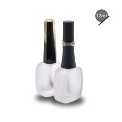 12ml Frosted Nail Polish Glass Bottle