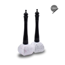 12ml White Nail Polish Bottle