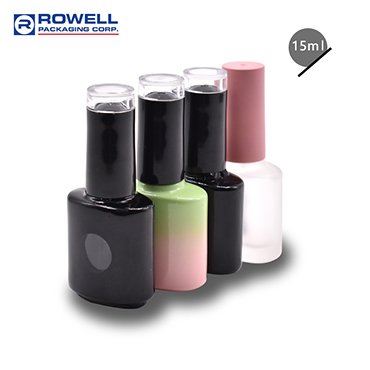 15ml Oval/Oblate Gel Nail Polish Bottle