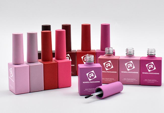 Custom Pink Nail Polish Bottles
