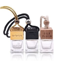 5ml Square-Shaped Glass Car Diffuser Bottle