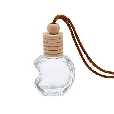 10ml Clear Apple-Shaped Car Diffuser Bottle