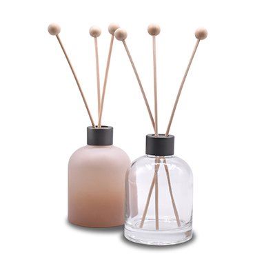 200ml Reed Diffuser Bottle with Metal Gray Collar