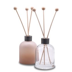 200ml Reed Diffuser Bottle with Metal Gray Collar