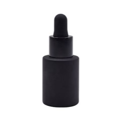 Black Glass Serum Dropper Bottle