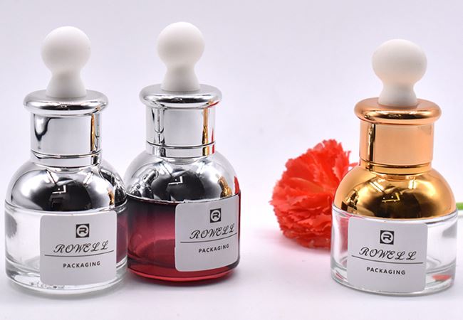 UV Electroplated Essential Oil Dropper Bottle