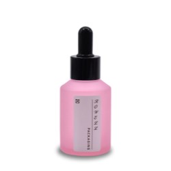 Matte Pink Glass Serum Bottle