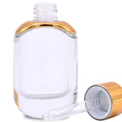 Slanted Shoulder Essential Oil Dropper Bottle
