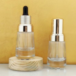 Sun Flower Glass Dropper Bottle