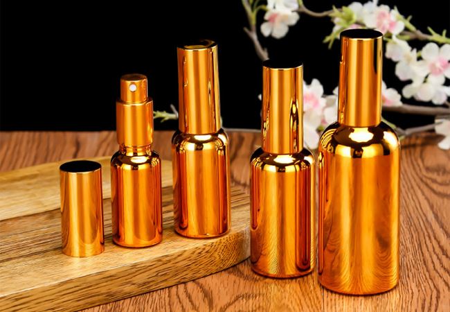Custom Gold Perfume Bottle