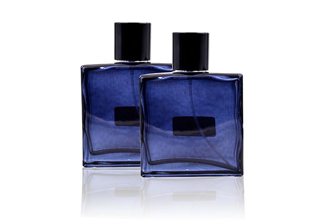 Blue Perfume Bottle