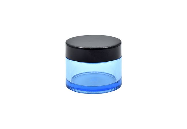 Blue Cream Jar