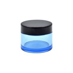 Blue Cream Jar