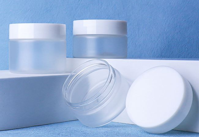 White Cream Jar