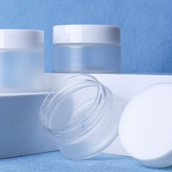 White Cream Jar