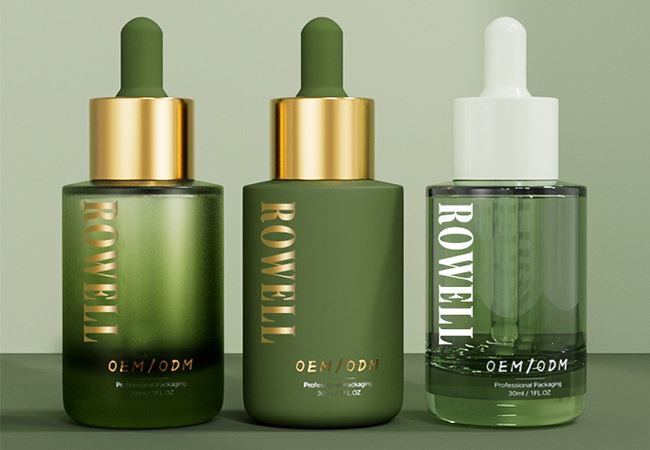 Green Lotion Bottle