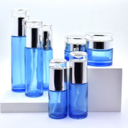 Blue Lotion Bottle