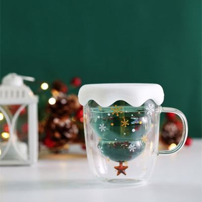 Christmas Glass Cup