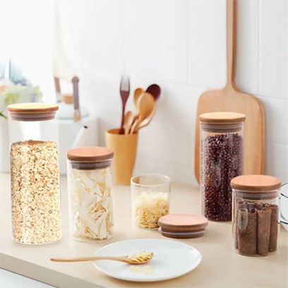 Airtight Sealed Kitchen Glass Jar