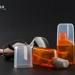 Bottle with Overcap in Oblong Shape