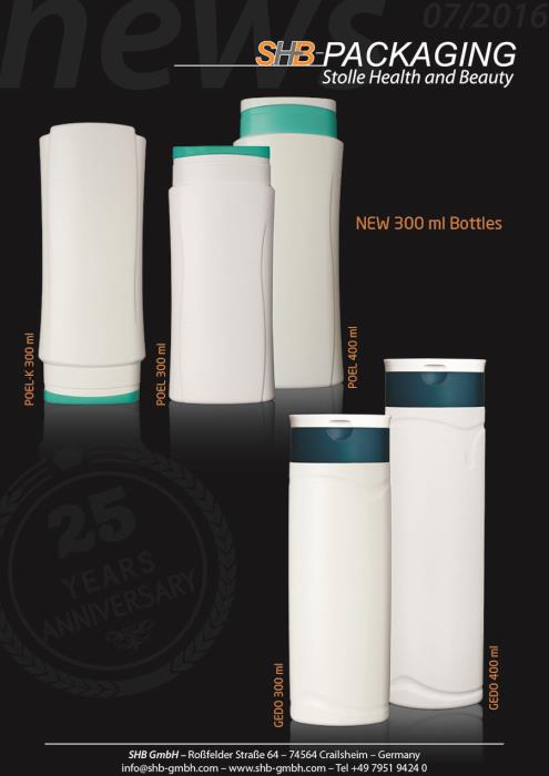 New 300 ml Bottles