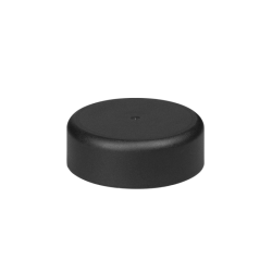 38mm Smooth Matte Black Child Resistant Closure with Foam Liner