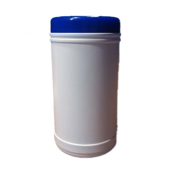 110mm P/P White Canister With Lid