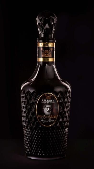 A.H. Rise Circular Embossed Luxury Spirits Label