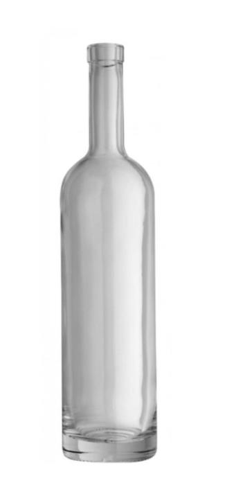 750ml Stock Tall Clear Bottle