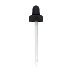 4 oz Black Glass Dropper (24-400)