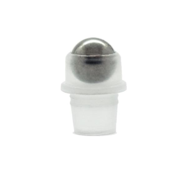 Natural Color PP Holder with Steel Roller Ball for 10 ml Glass Roll-On Bottle