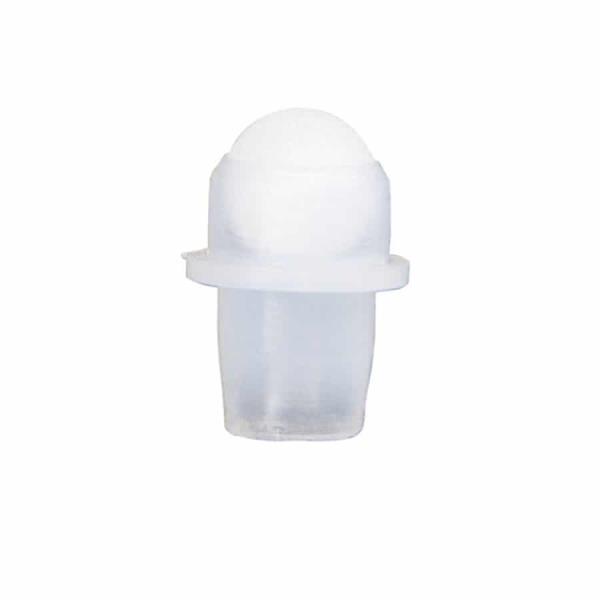 Natural Color PP Holder with PP Roller Ball for 10ml Glass Roll-On Bottle