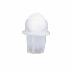 Natural Color PP Holder with PP Roller Ball for 10ml Glass Roll-On Bottle