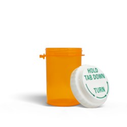 30 Dram Amber Prescription Bottle