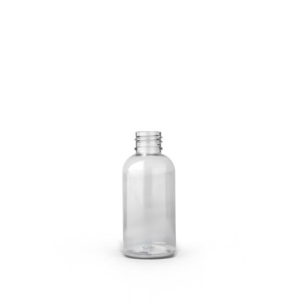 2 oz PET Plastic Boston Round Bottle