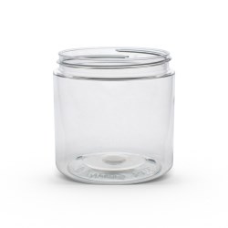 19 oz Clear PET Straight Sided Jar 89-410 Neck Finish