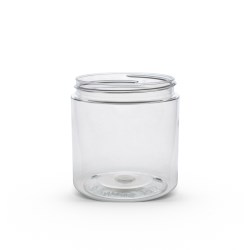 6 oz Clear PET Straight Sided Jar 70-400 Neck Finish