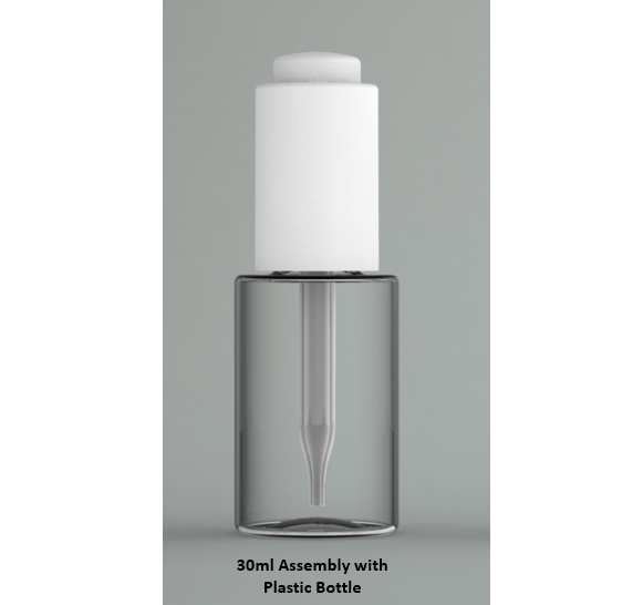 Push Button Dropper with PET Bottle in 30 ml