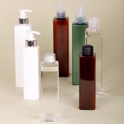 Stak Plast’s new square plastic bottles