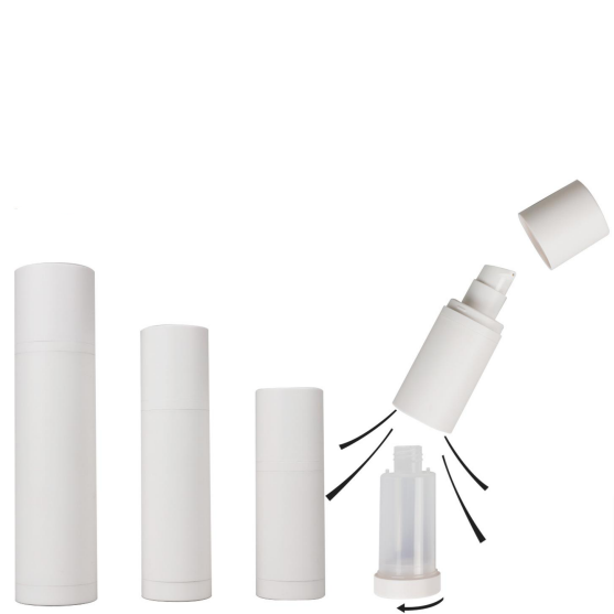 PA97 - 30 ml to 100 ml PCR/PP Refillable Airless Packs